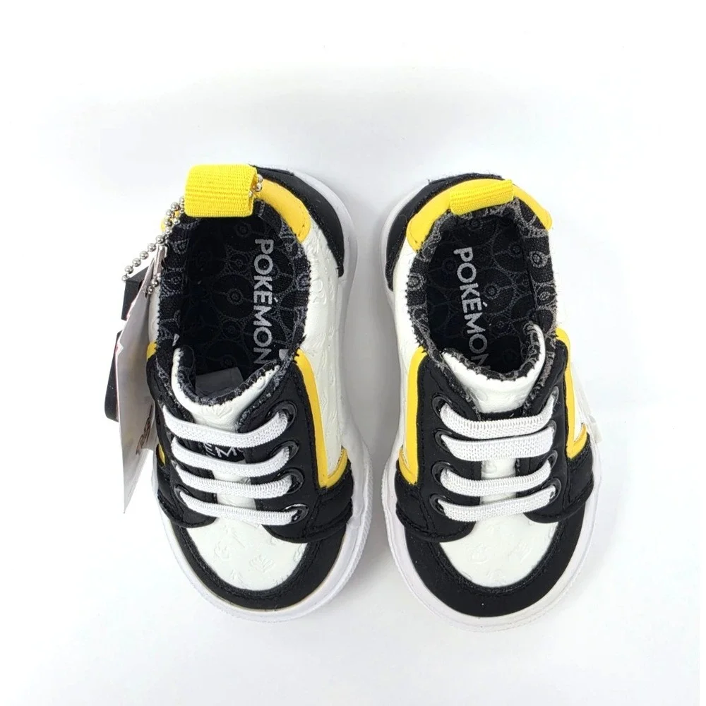 Groundup Kids 5 Pokemon Shoe White/Black Multi‎ NIB